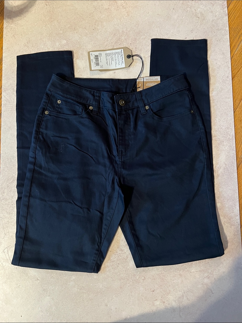 Prana Women's Skinny Jeans in Dark Navy. Kayla High Rise. Stretchy
